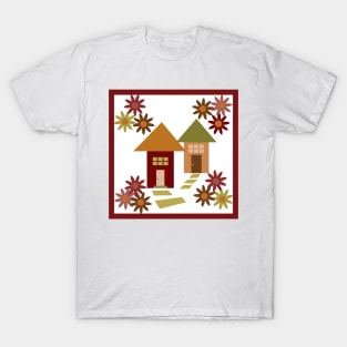 Tiny town in fall T-Shirt